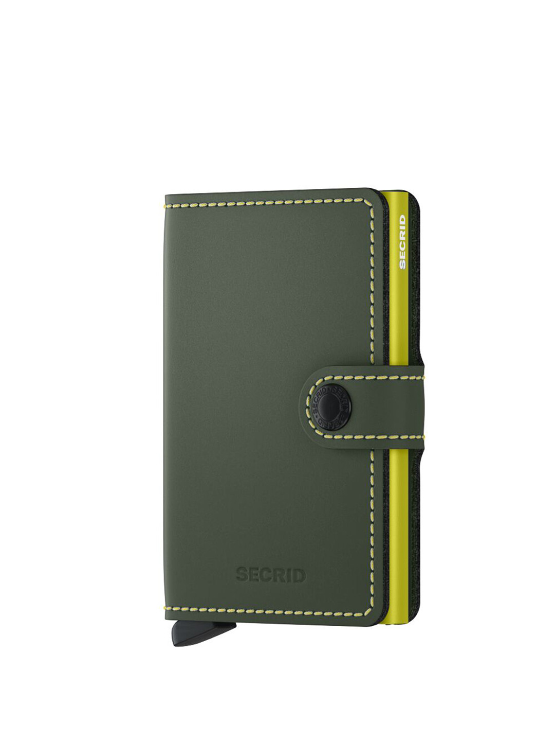 SECRID Green and Lime Matte Miniwallet