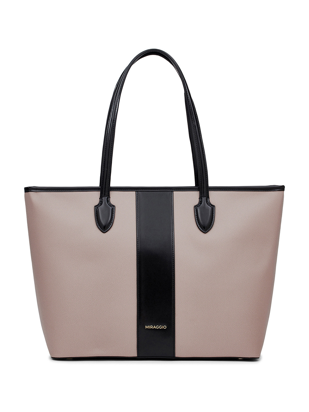MIRAGGIO Rachel Mink Structured Tote Bag
