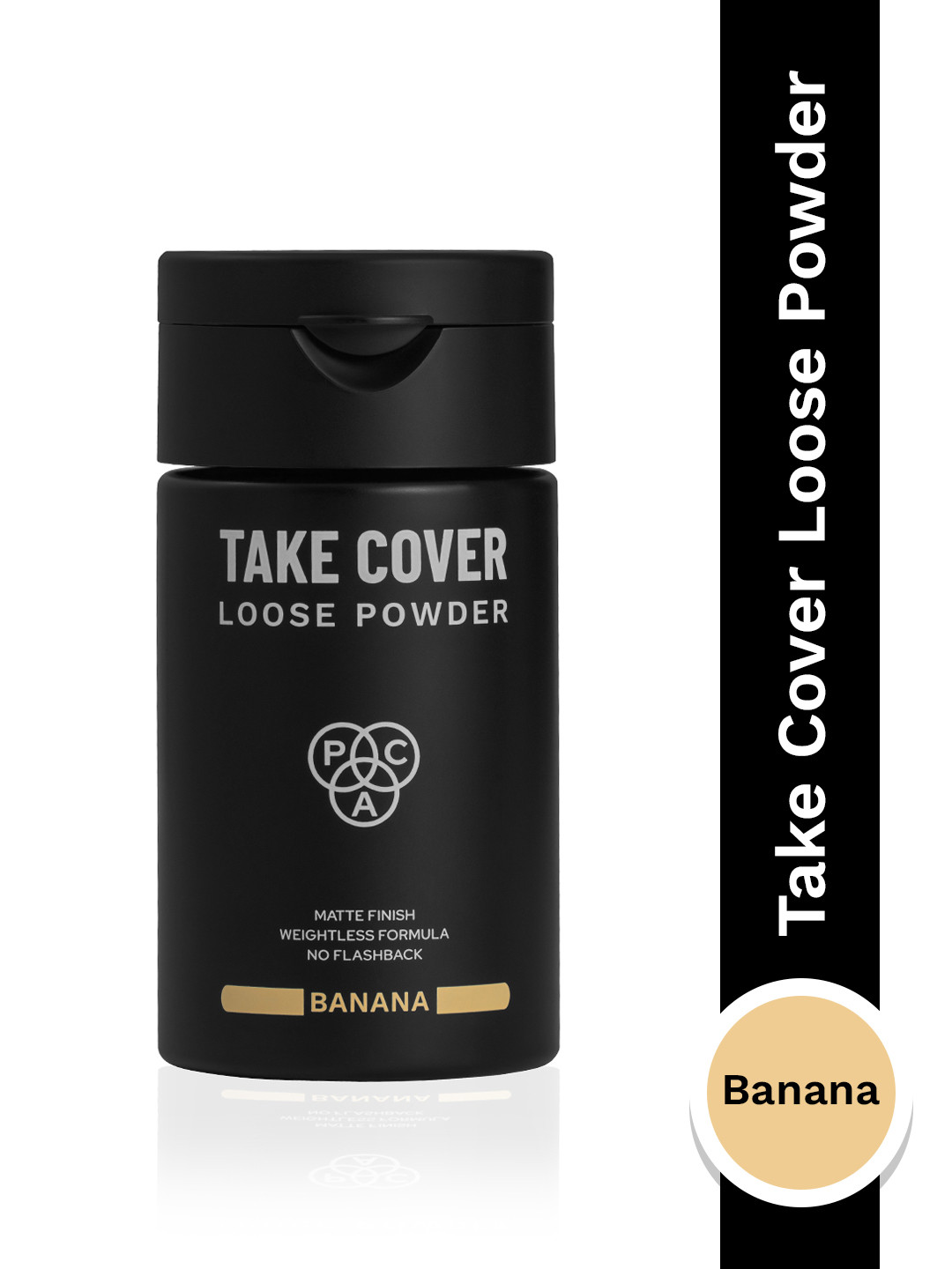 PAC Take Cover Weightless Matte Finish Loose Powder 30g - Banana