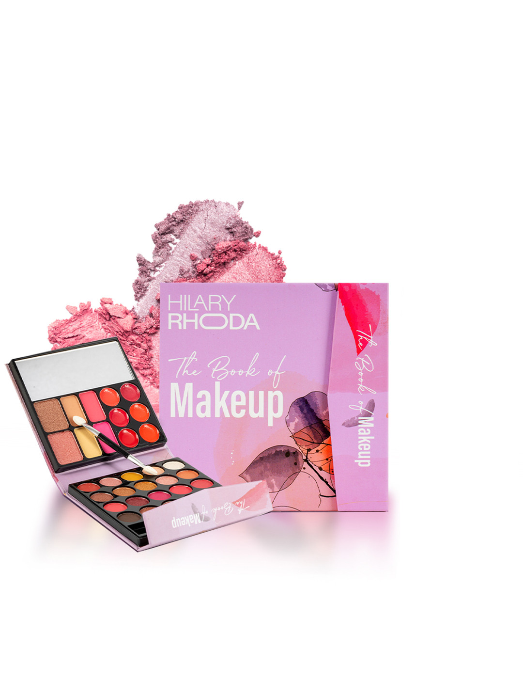 Hilary Rhoda Eyeshadow With Highlighters, Blushes & Contours The Book of Makeup - Shade 01