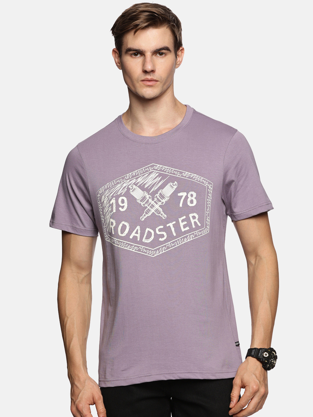 The Roadster Lifestyle Co 1978 Printed Cotton T-Shirt