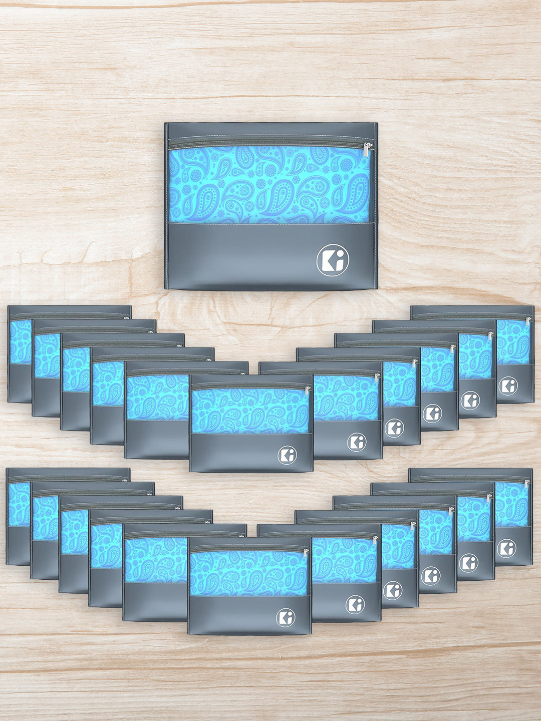 Kuber Industries Grey 24 Pieces Separator Organisers