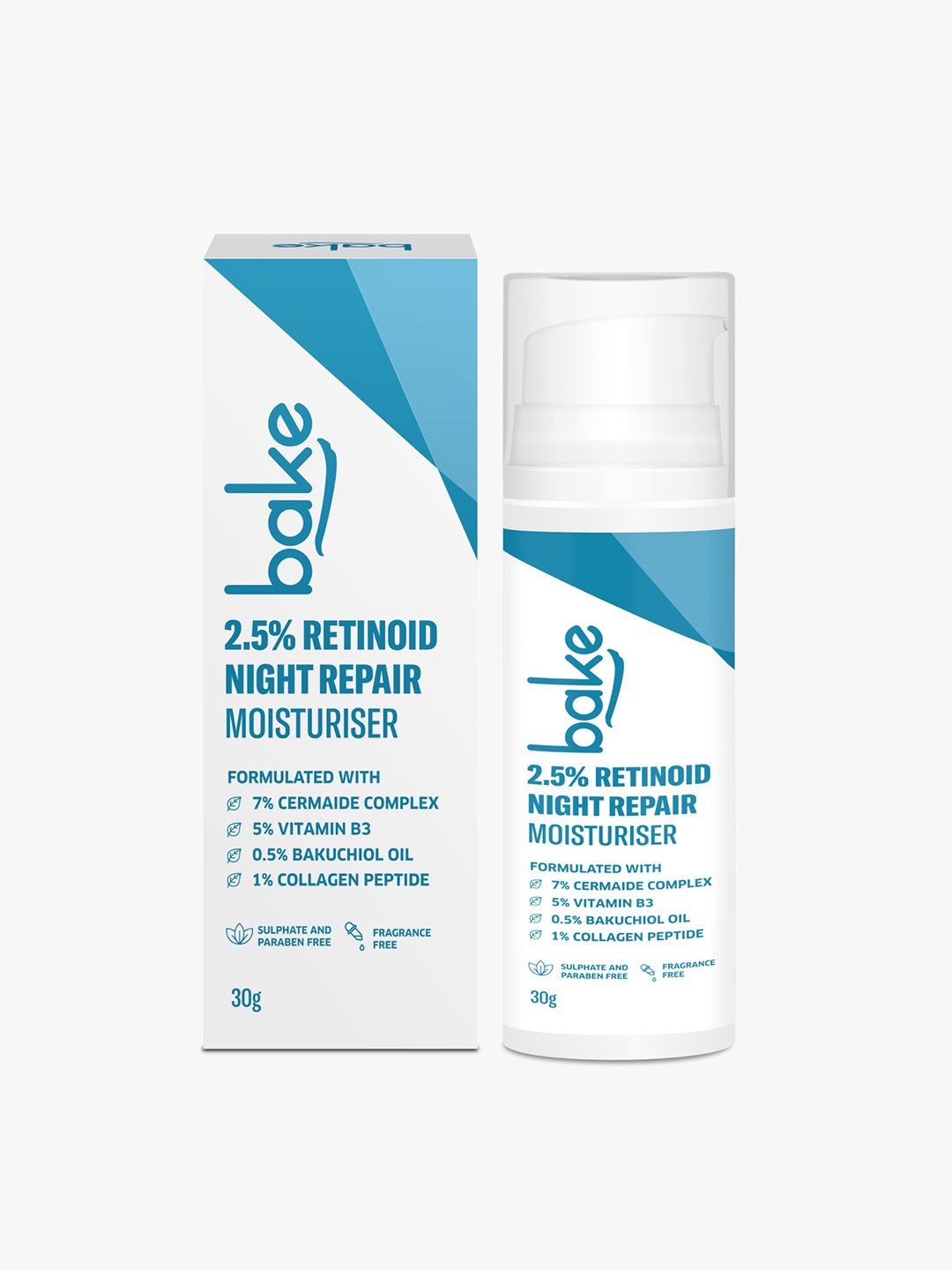 BAKE 2.5 % Retinoid Night Repair Moisturizer - 30 g