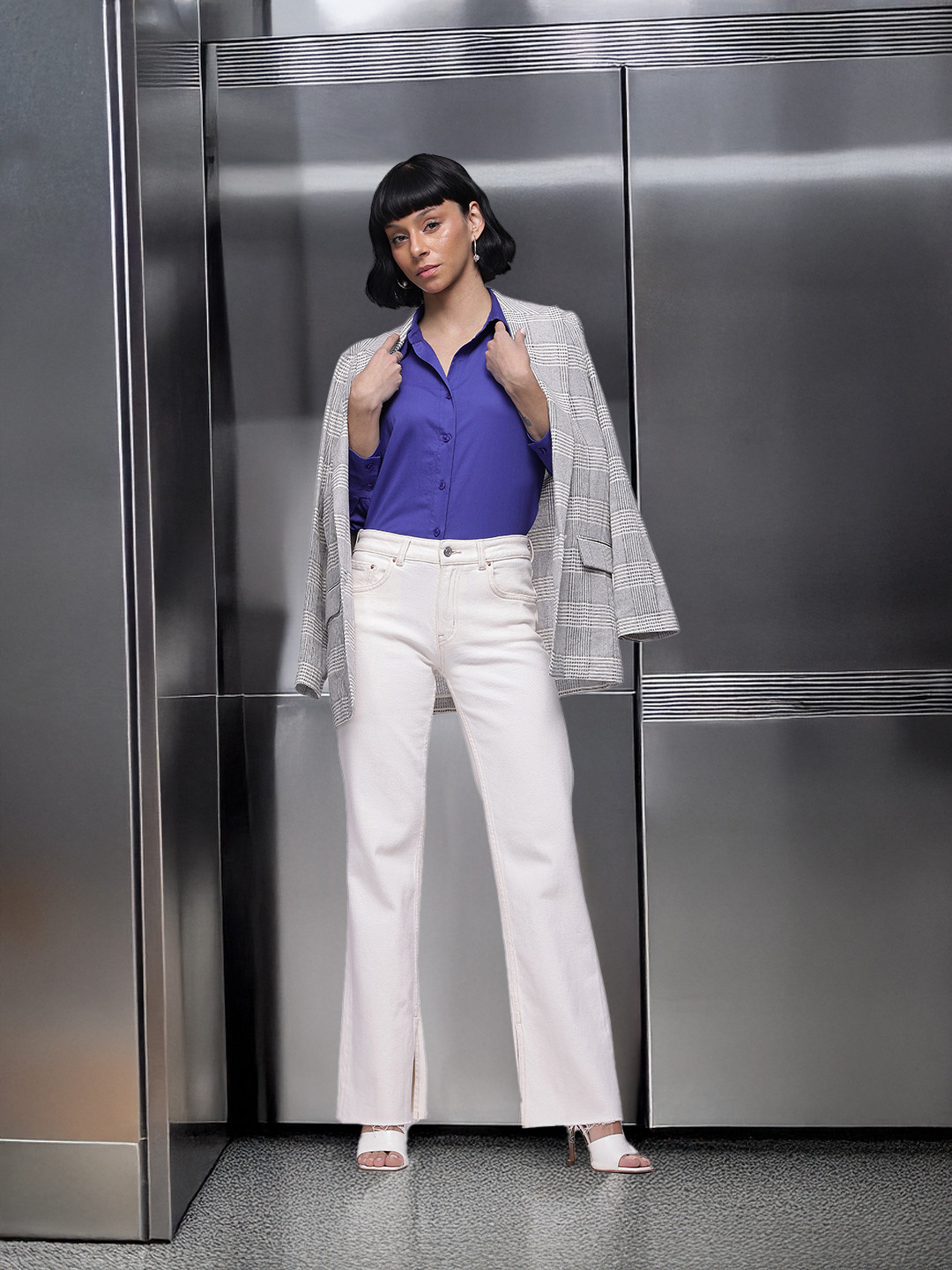 French Connection Relaxed Fit Opaque Pure Cotton Casual Shirt