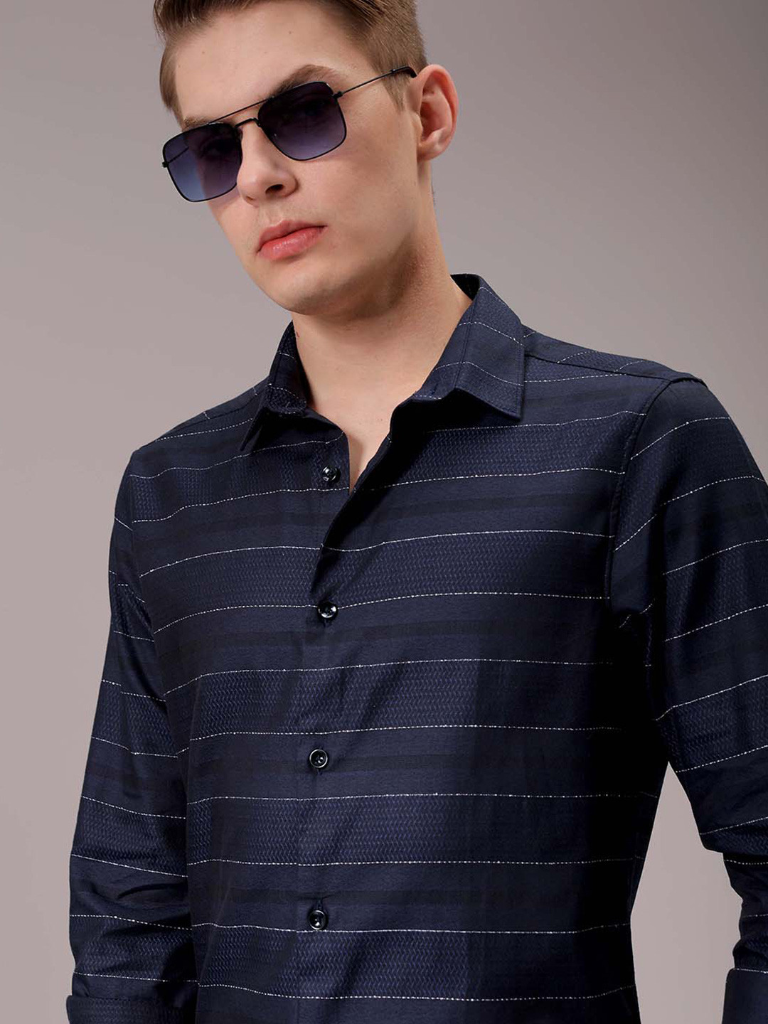 The Indian Garage Co Men Slim Fit Opaque Party Shirt