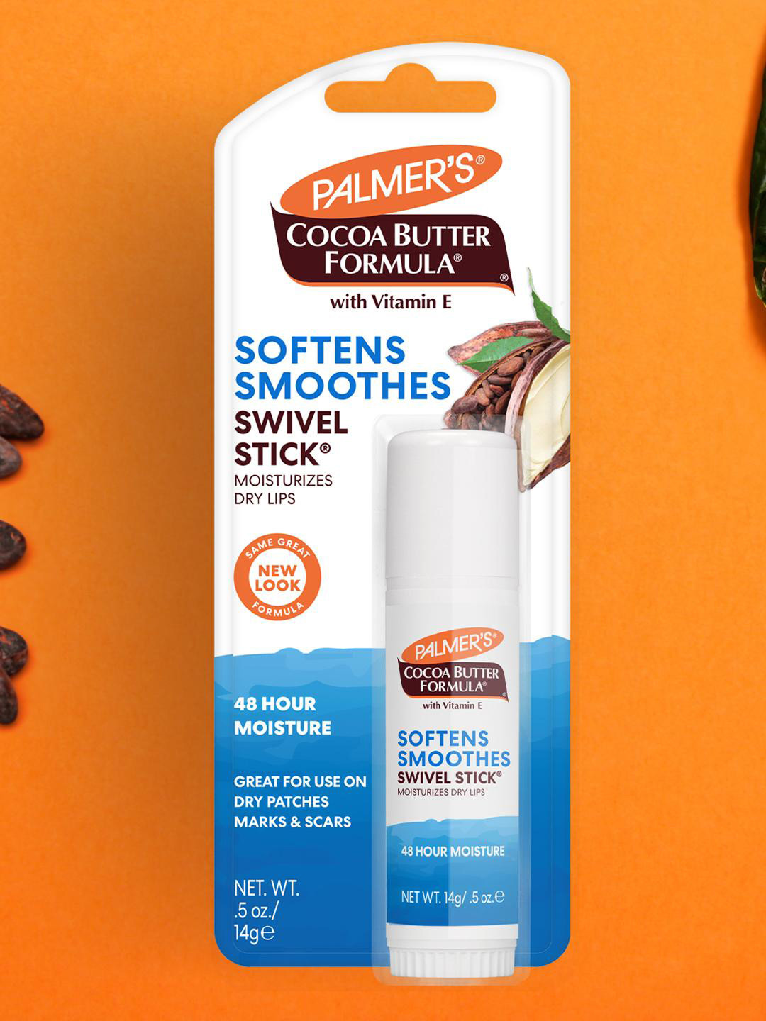 Palmer's Cocoa Butter Formula Swivel Stick 3 in 1 Lip Face & Body Spot Moisturizer-14g