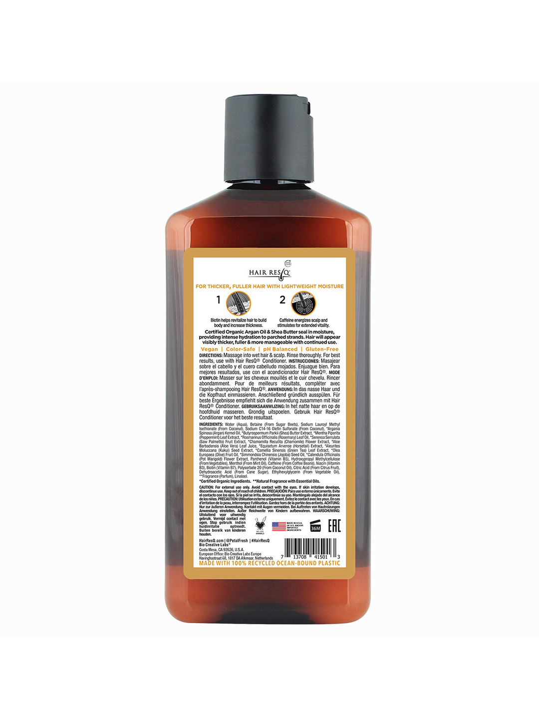 Petal Fresh Pure Hair Resq Thickening Dry Hair Shampoo With Shea Butter-355 ml