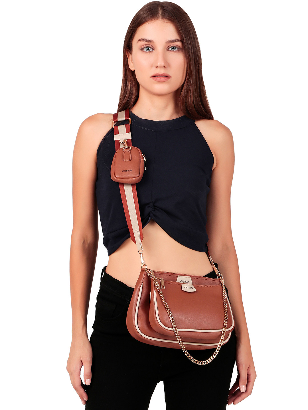 CERES PU Swagger Sling Bag
