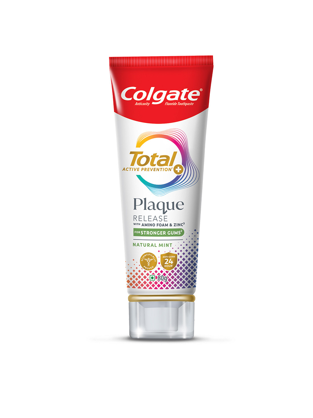 Colgate Total Plaque Release Toothpaste with 3X More Effective at Fighting Plaque - 80g