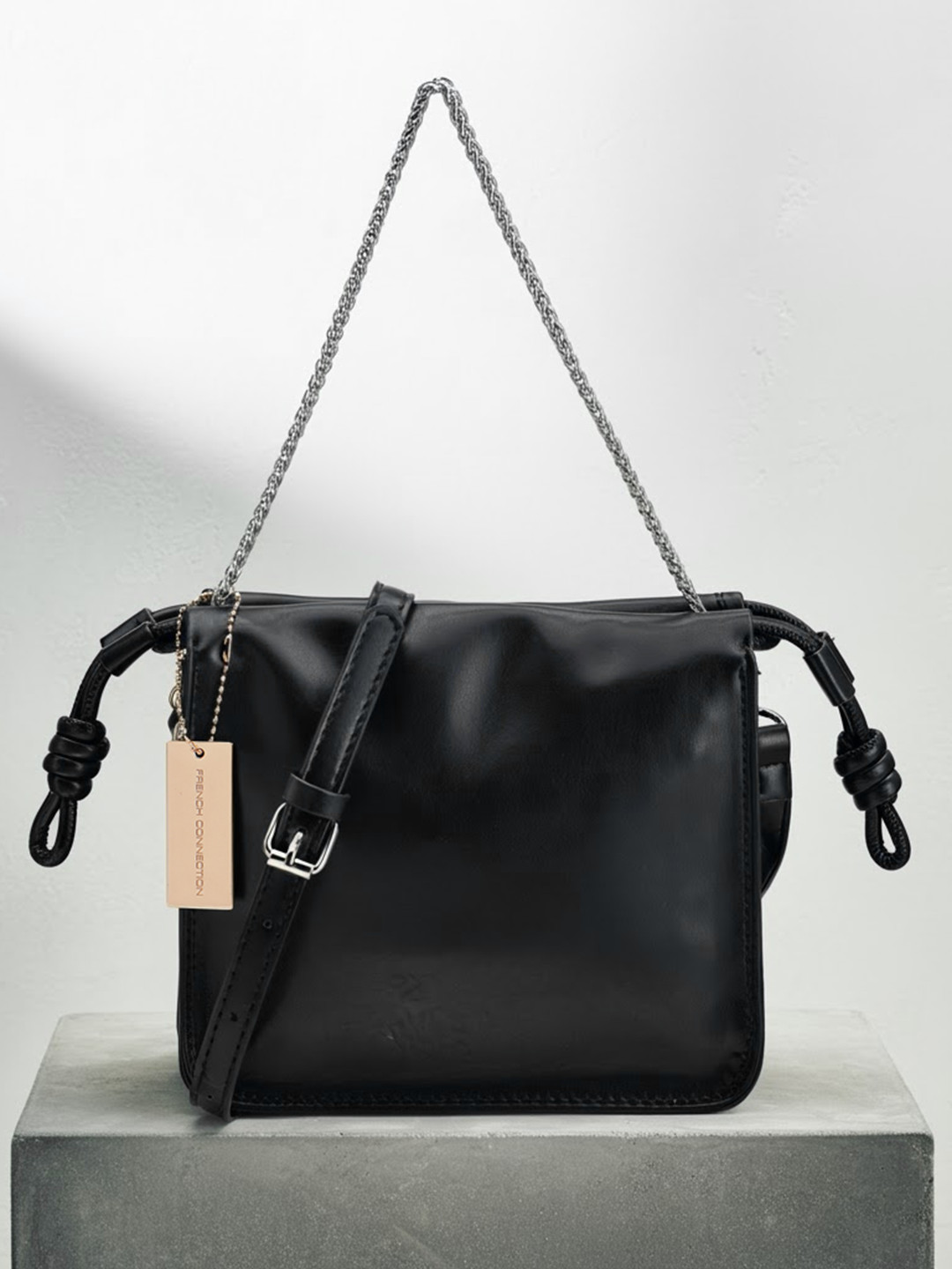 French Connection Adjustable Sling Bag With a Handle