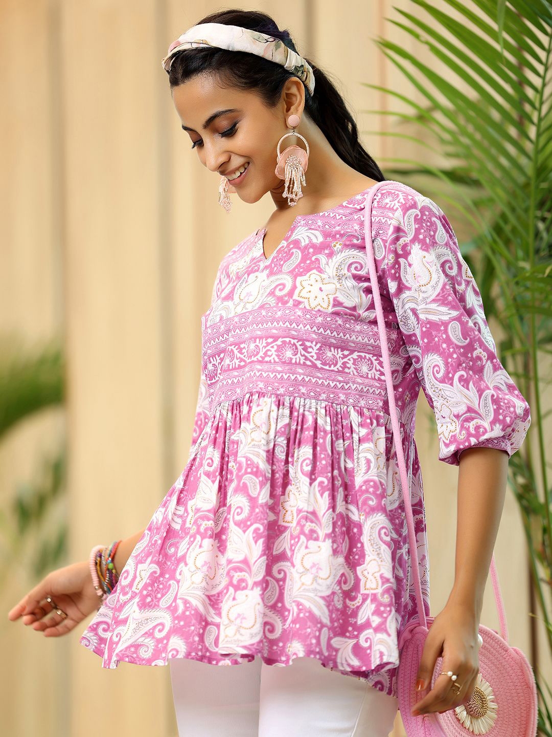 Libas anarkali cotton kurtis top