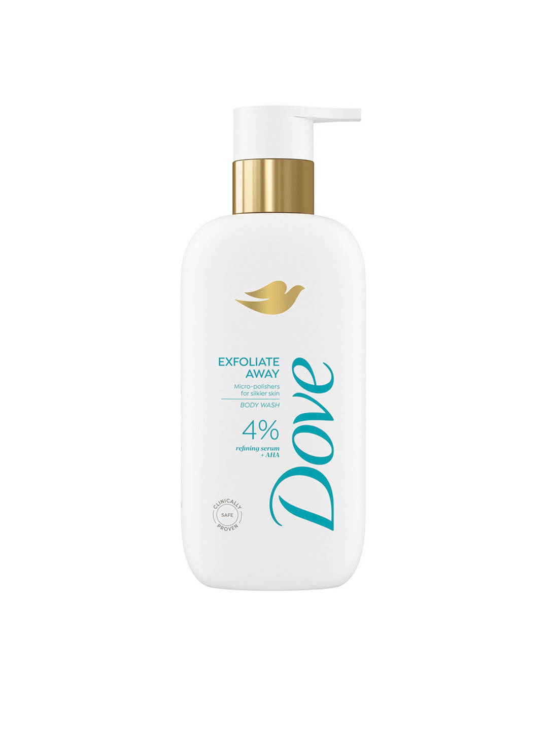 Dove 4% Refining Serum + AHA Exfoliate Away Serum Body Wash - 300 ml