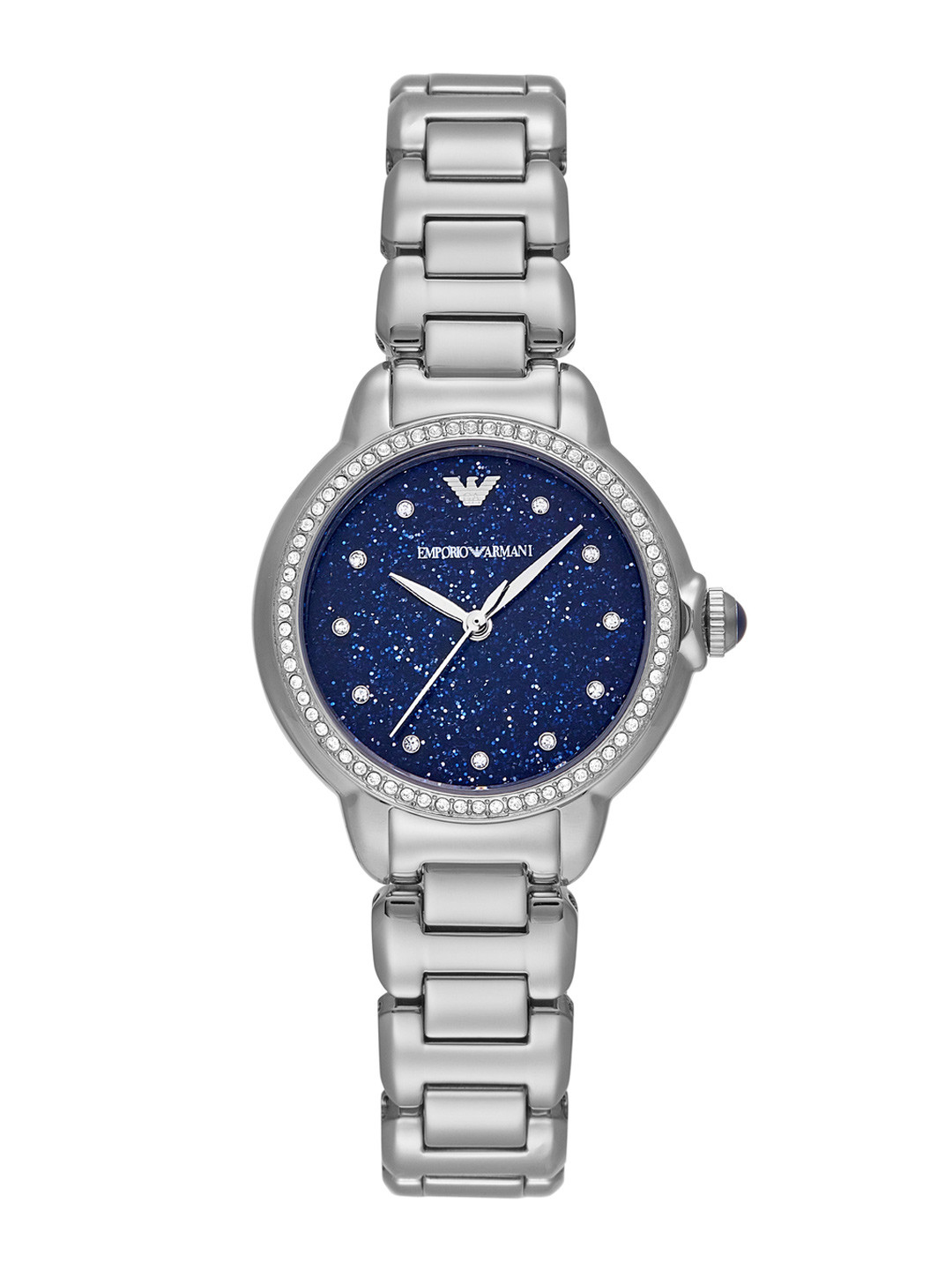 Emporio Armani Women Embellished Bracelet Style Analogue Watch AR11630I
