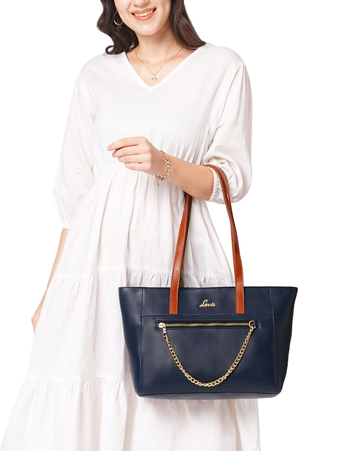 Lavie Vera Chain Women's Large Tote Handbag