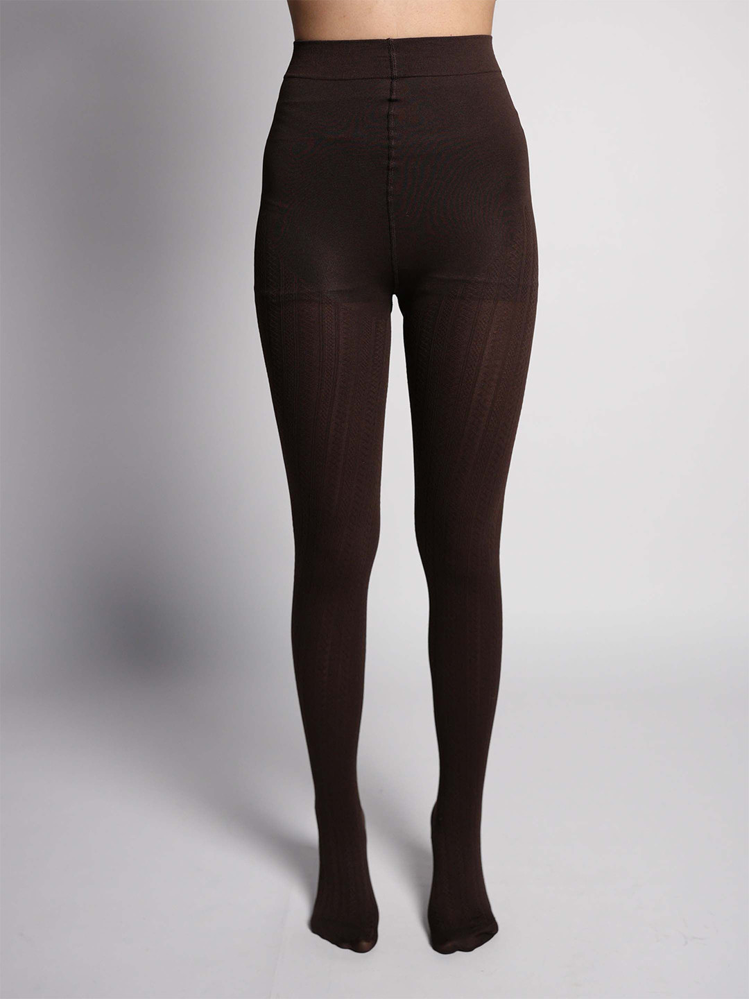 Theater Women Self-Design Cableknit Stockings