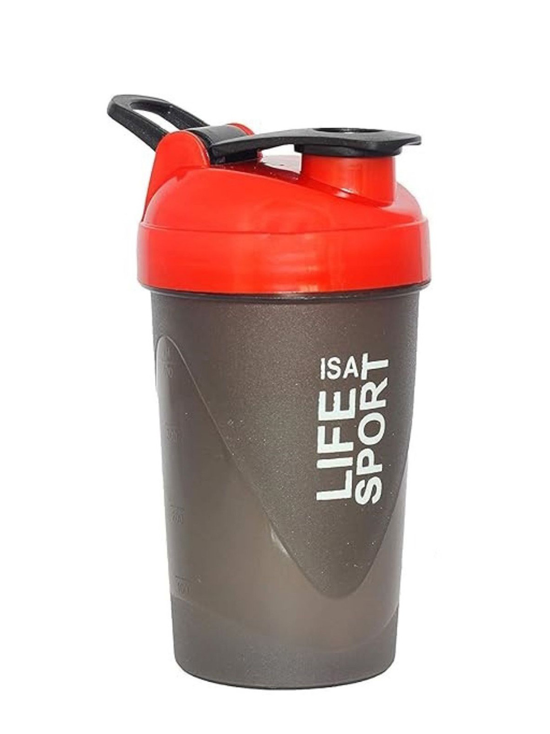 GROUPERS Red & Grey Printed BPA Free Water Bottle 400 ML