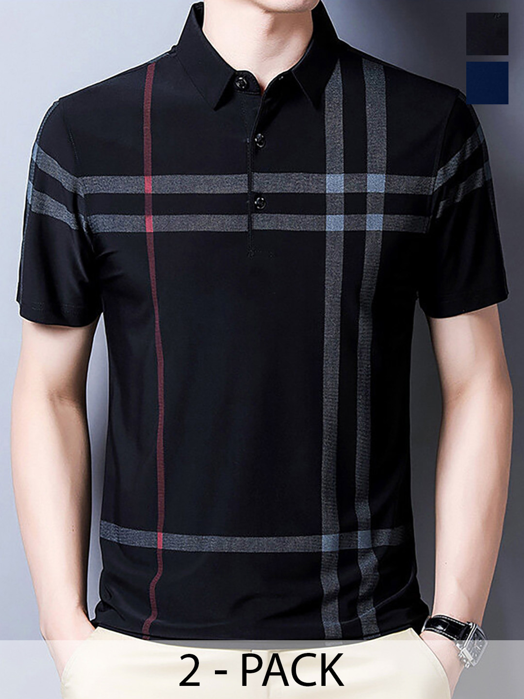AUSK Striped Full Sleeve Polo Tshirt