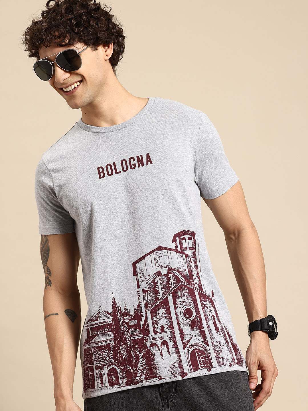 United Colors of Benetton Men Printed T-shirt