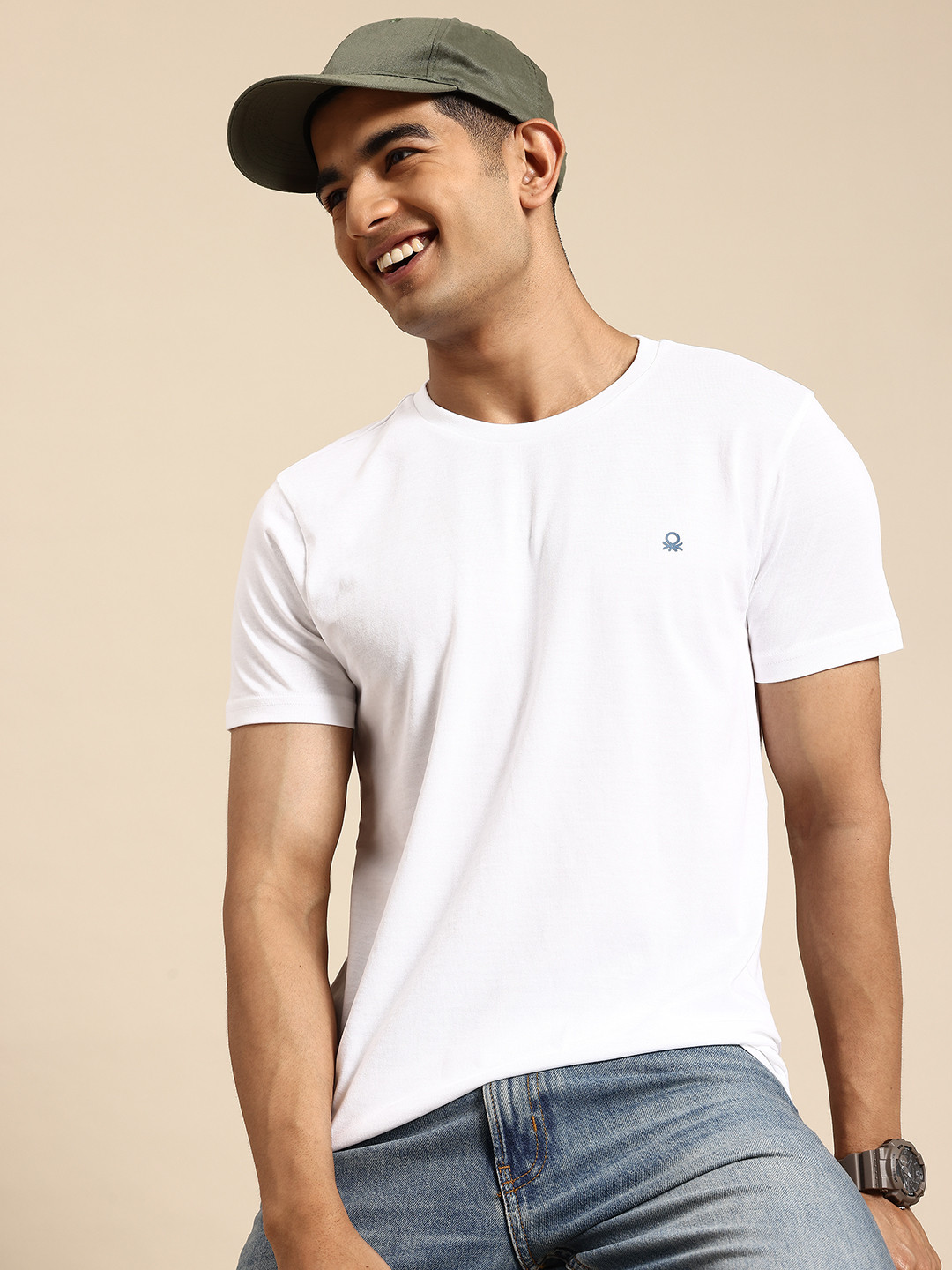 United Colors of Benetton Men Solid T-shirt