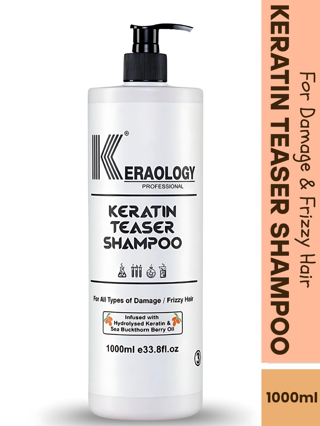 Keraology Keratin Teaser Shampoo-1000ml