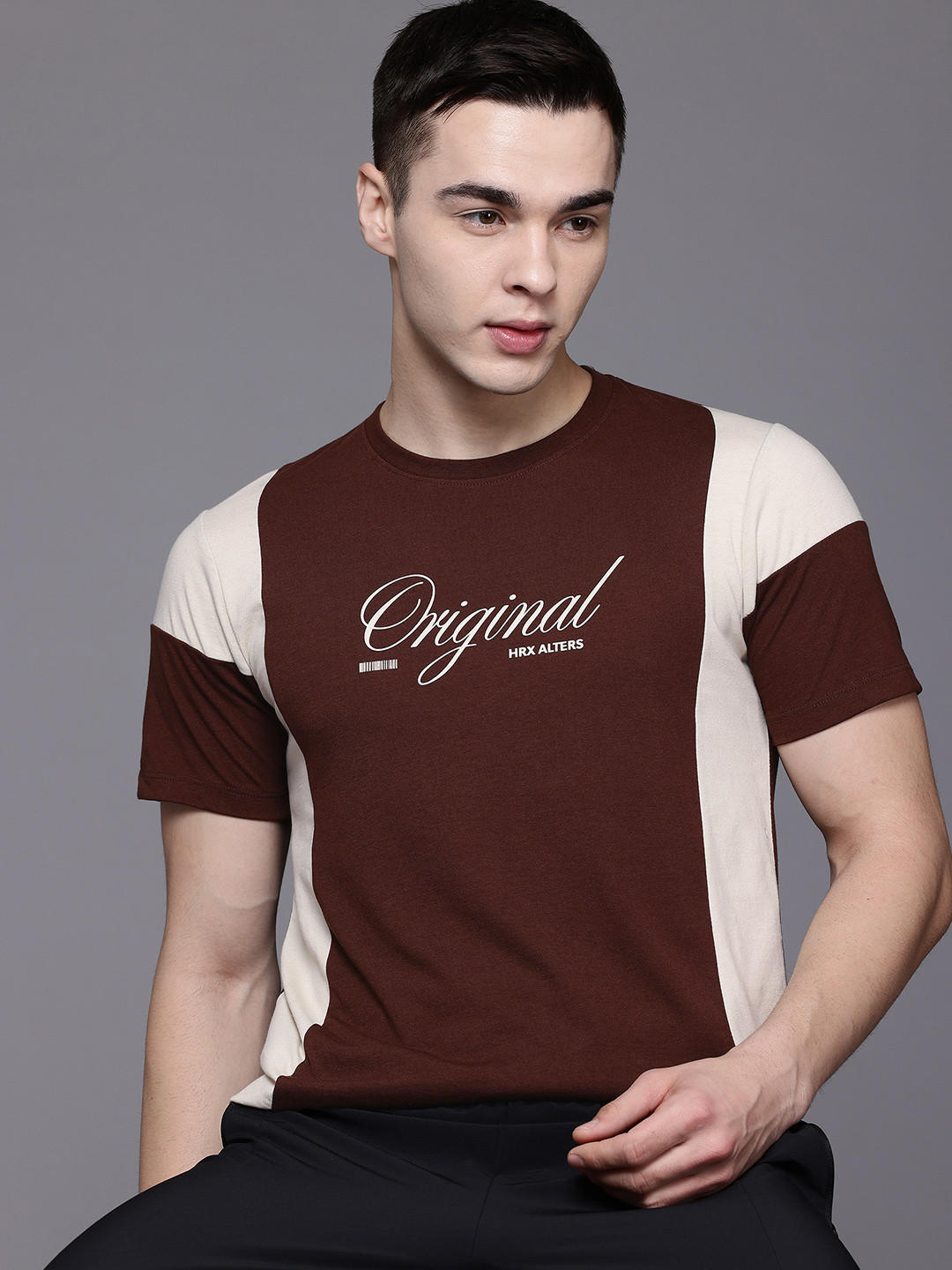 HRX by Hrithik Roshan Lifestyle Typo Print T-shirt