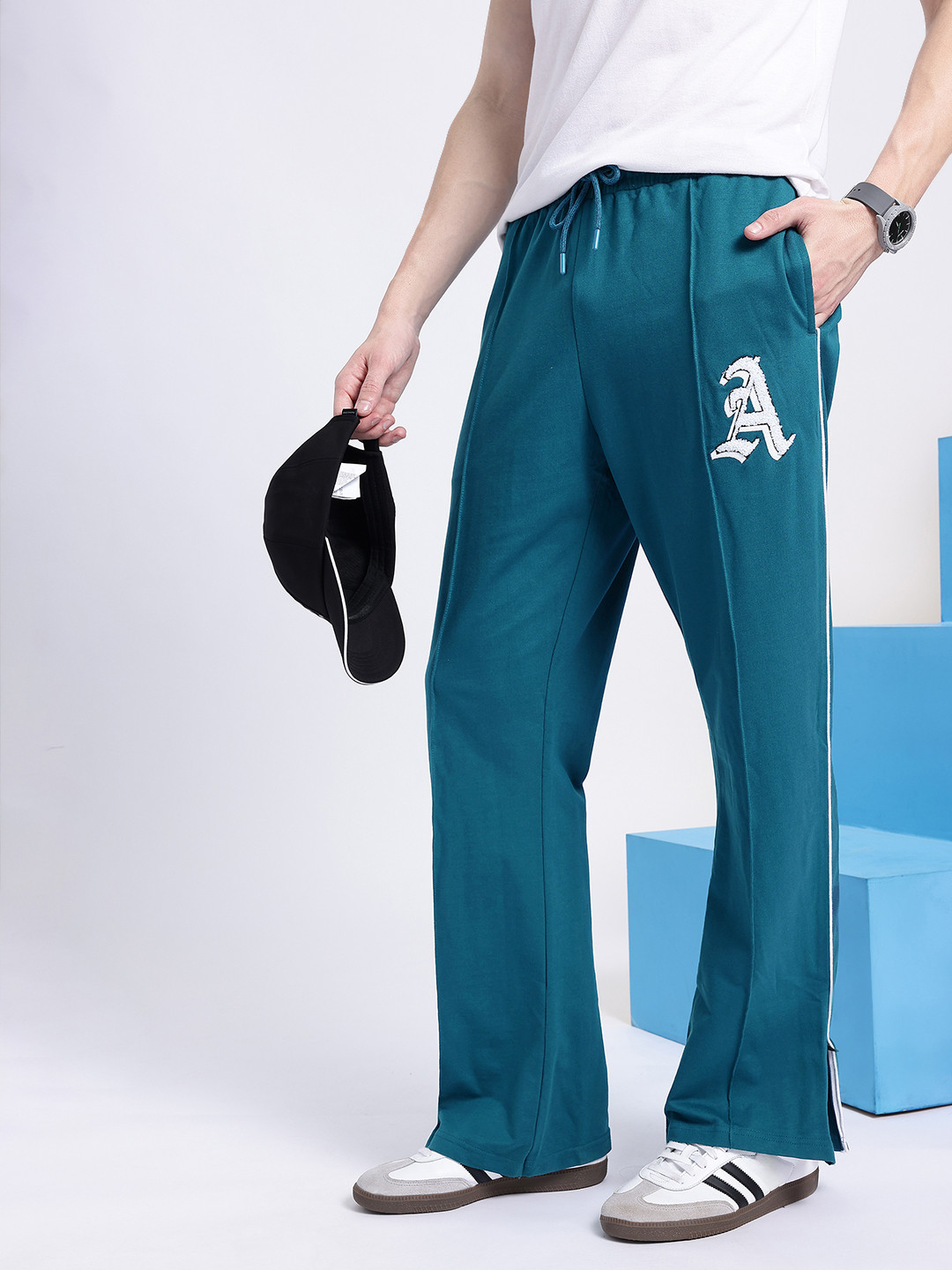 Aeropostale Men Brand Logo Embroidered Track Pant