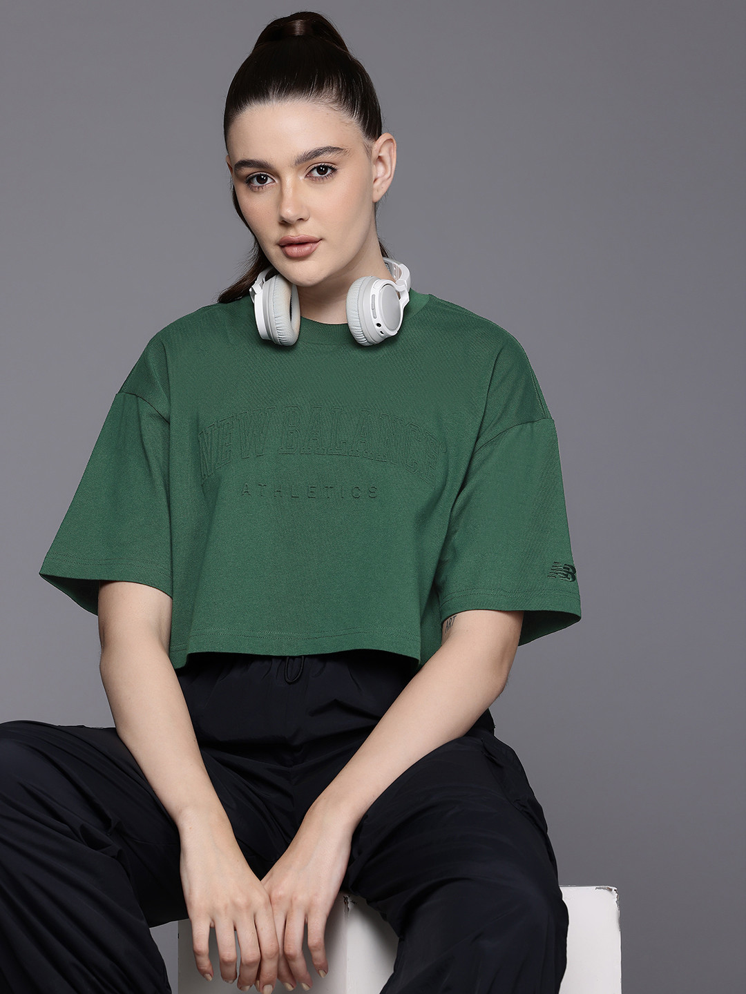 New Balance Embossed Graphic Jersey T-Shirt