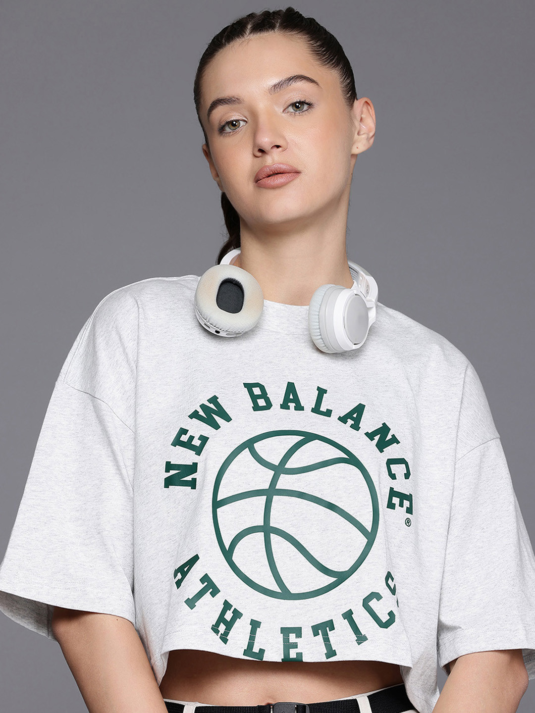 New Balance Boxy Cotton Athletics Oversized 550 League Top