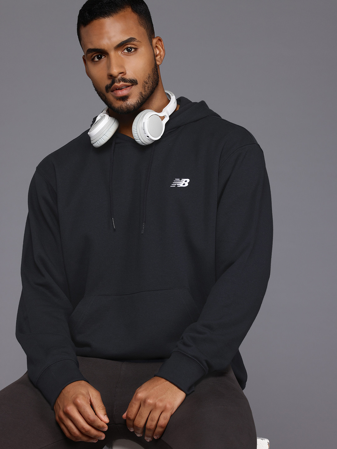New Balance Sport Essentials French Terry Relaxed Fit Hooded Sweatshirt