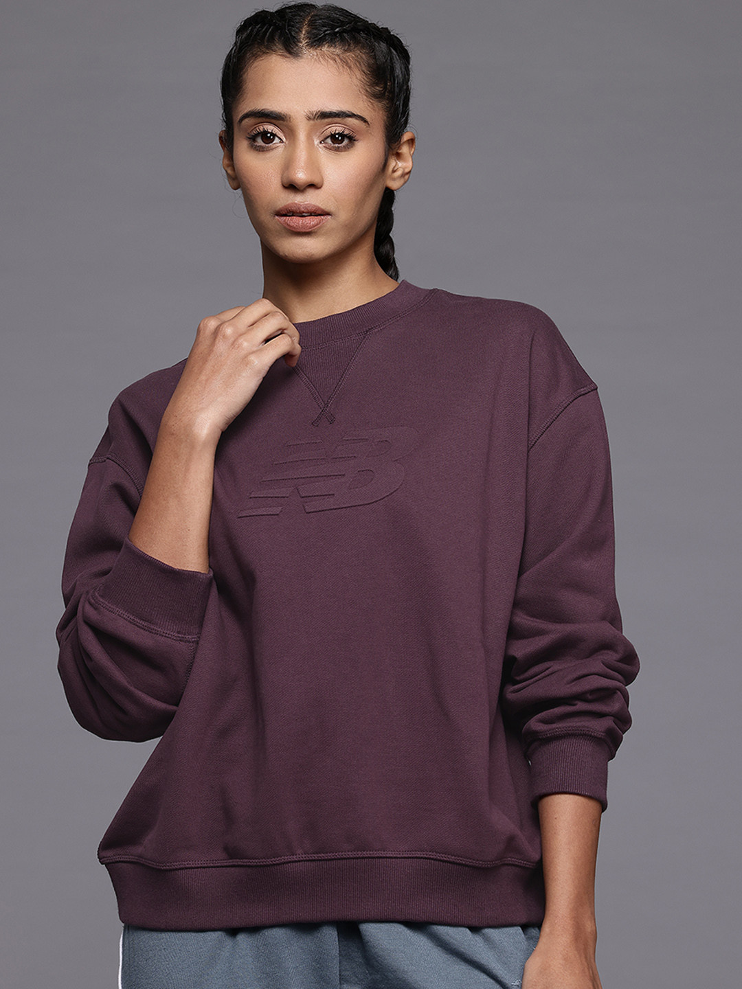 New Balance Embossed Logo Outdoor Sweatshirt