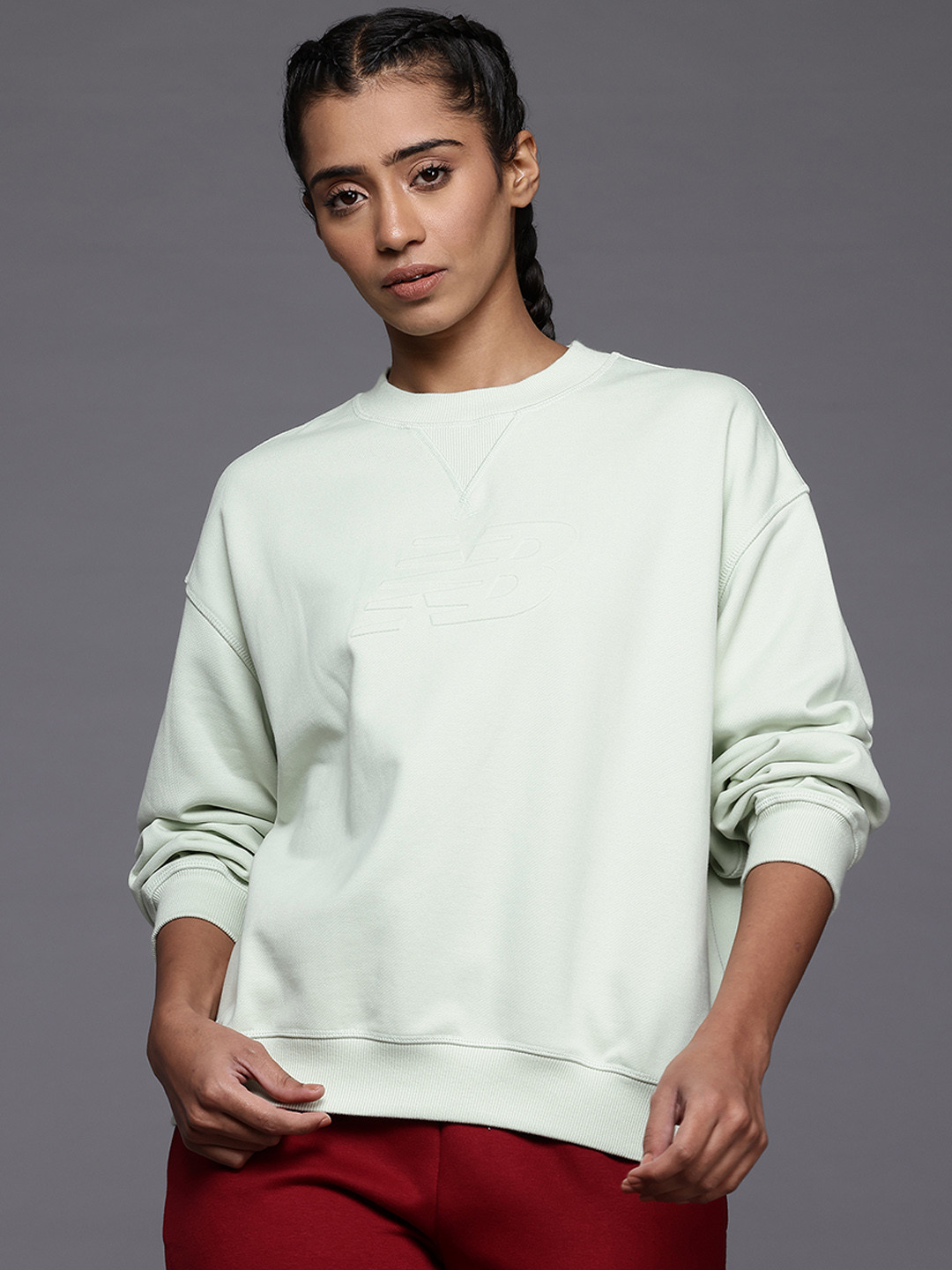 New Balance Embossed Logo Outdoor Sweatshirt