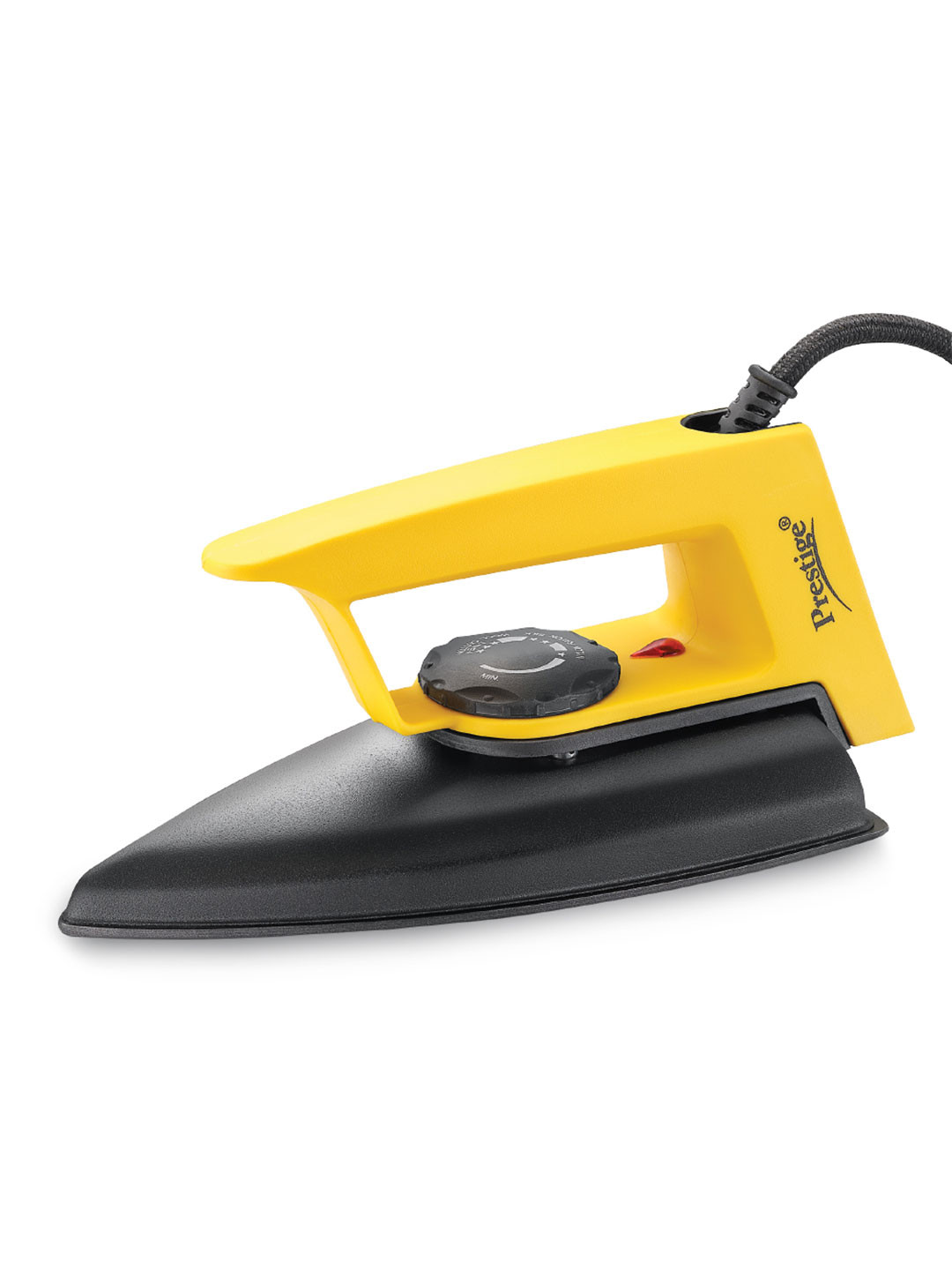Prestige Magic Magnite Yellow Aluminium Power Indicator Light Dry Iron-750W