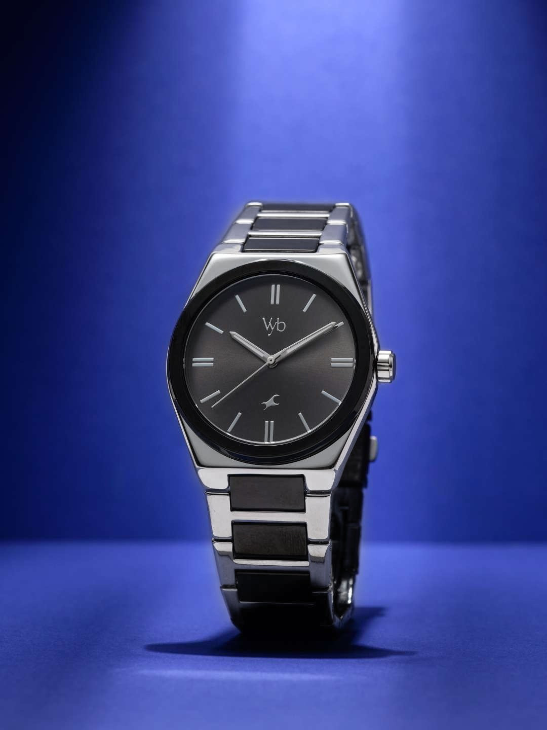 Fastrack Men Vyb Nimbus Bracelet Style Straps Analogue Watch FV30010KM03W