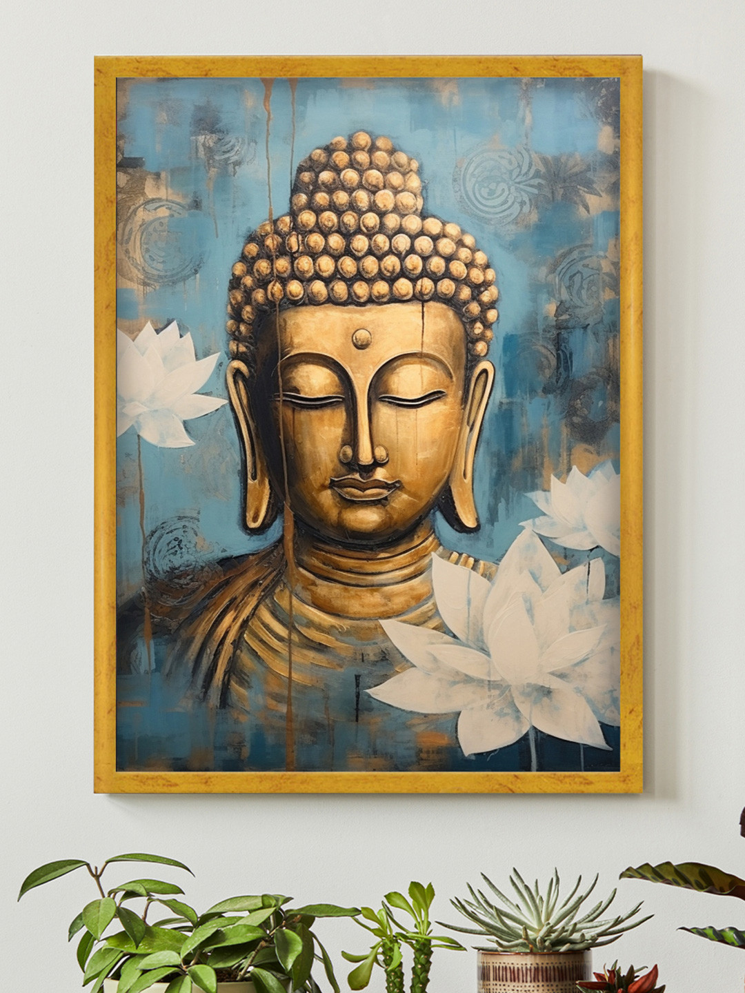 Art Street Framed Religious Wall Art Lord Gautam Buddha