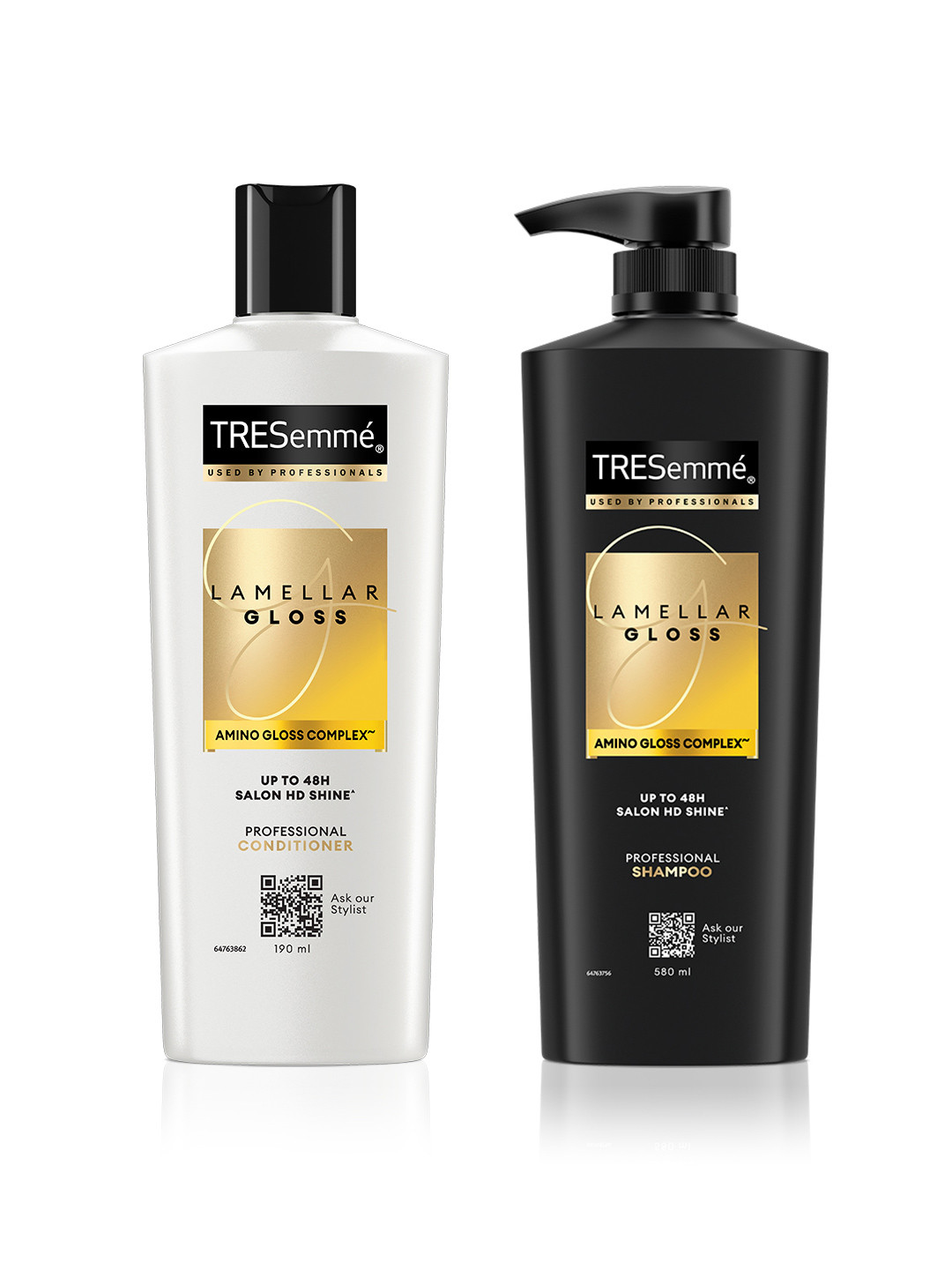 TRESemme Lamellar Gloss Shampoo 580ml & Conditioner 190ml