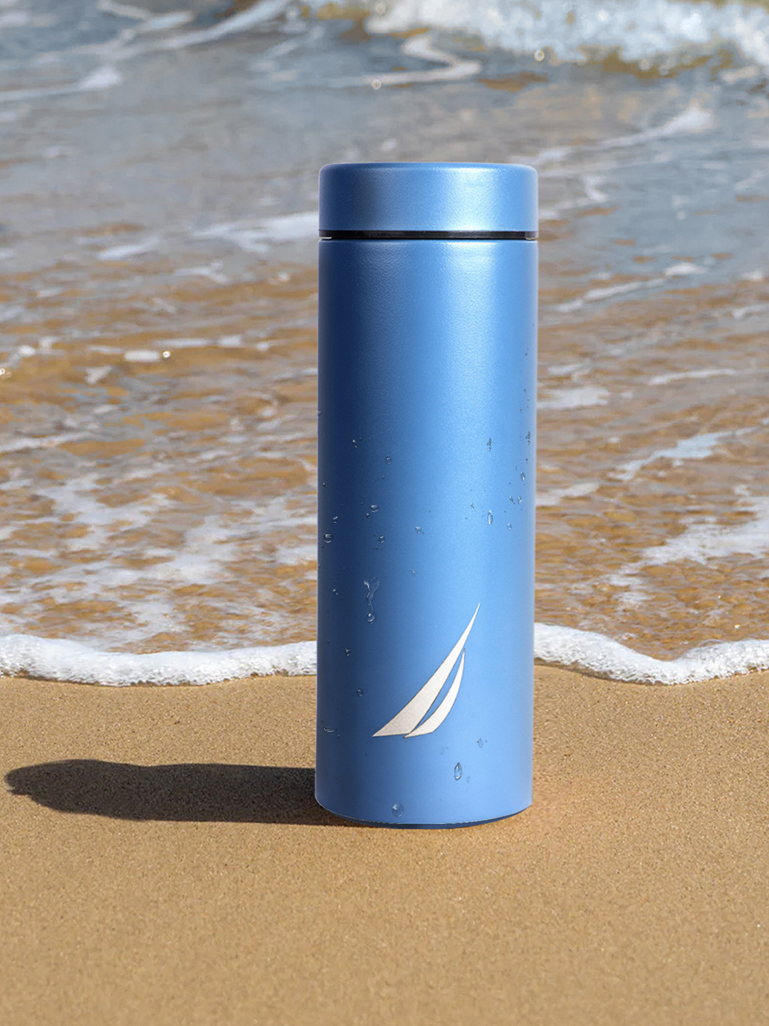 Nautica Blue Stainless Steel Smart Vacuum Flask Water Bottle 500 ml