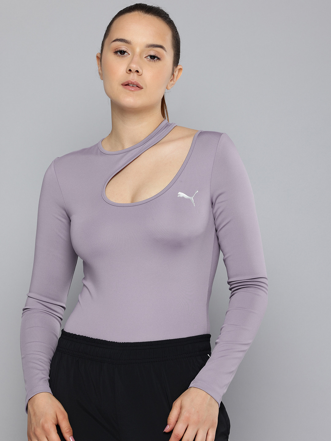 Puma DARE TO Tight Fit Cut-Out Detail Drycell Bodysuit