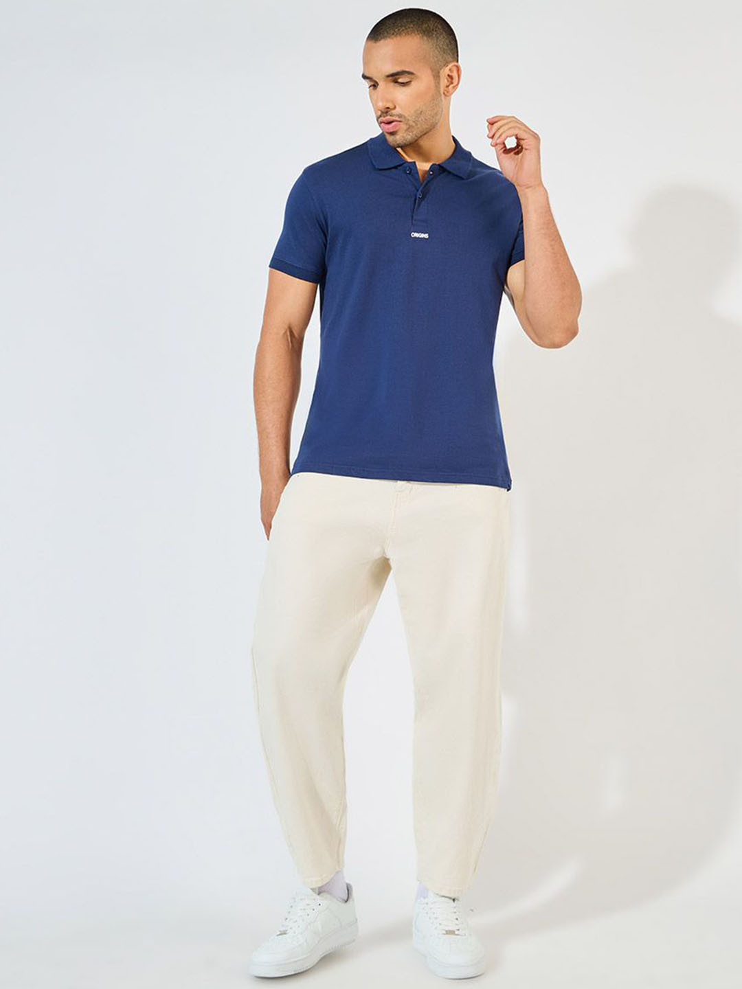 Men Cotton Stretch Balloon Fit Jeans