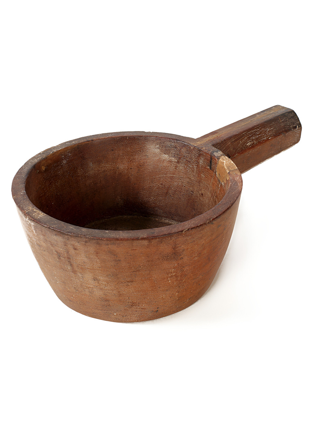 Exotic India Mug Brown Wood Natural Living Room Tiny Showpiece - 3 Inches