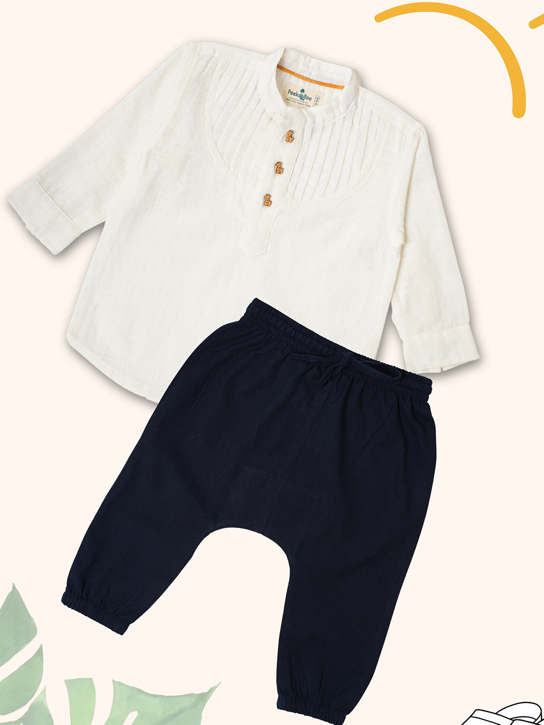 Peekaaboo Kids Boys Shirt with Trousers