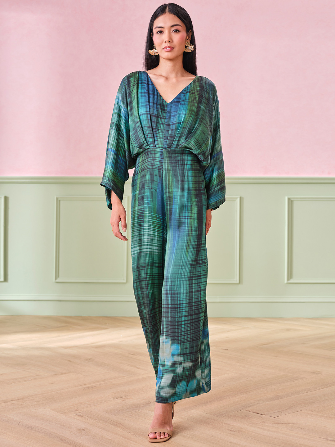 AND Printed Basic Jumpsuit