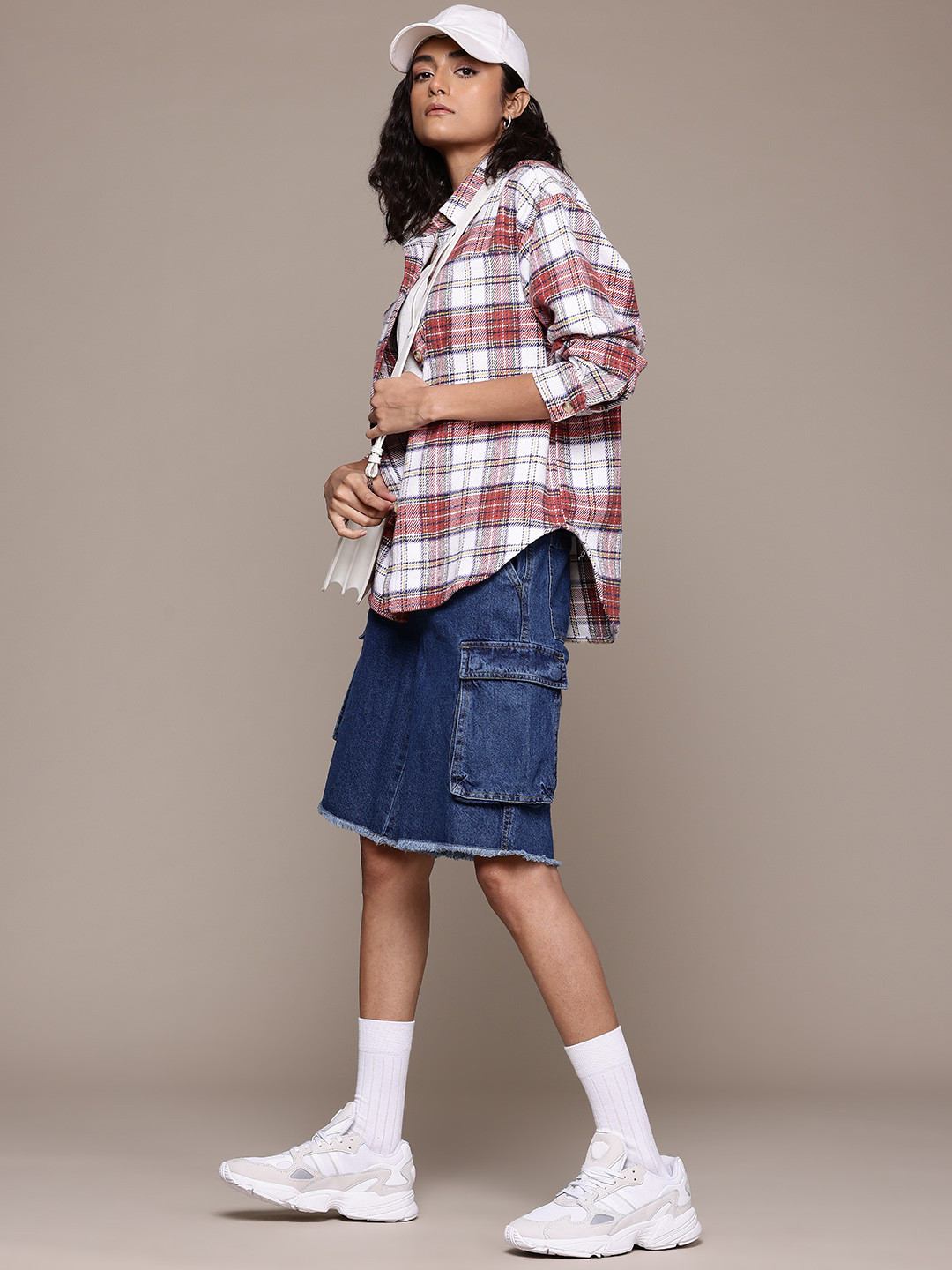 The Roadster Lifestyle Co. Women Pure Cotton Flannel Shacket