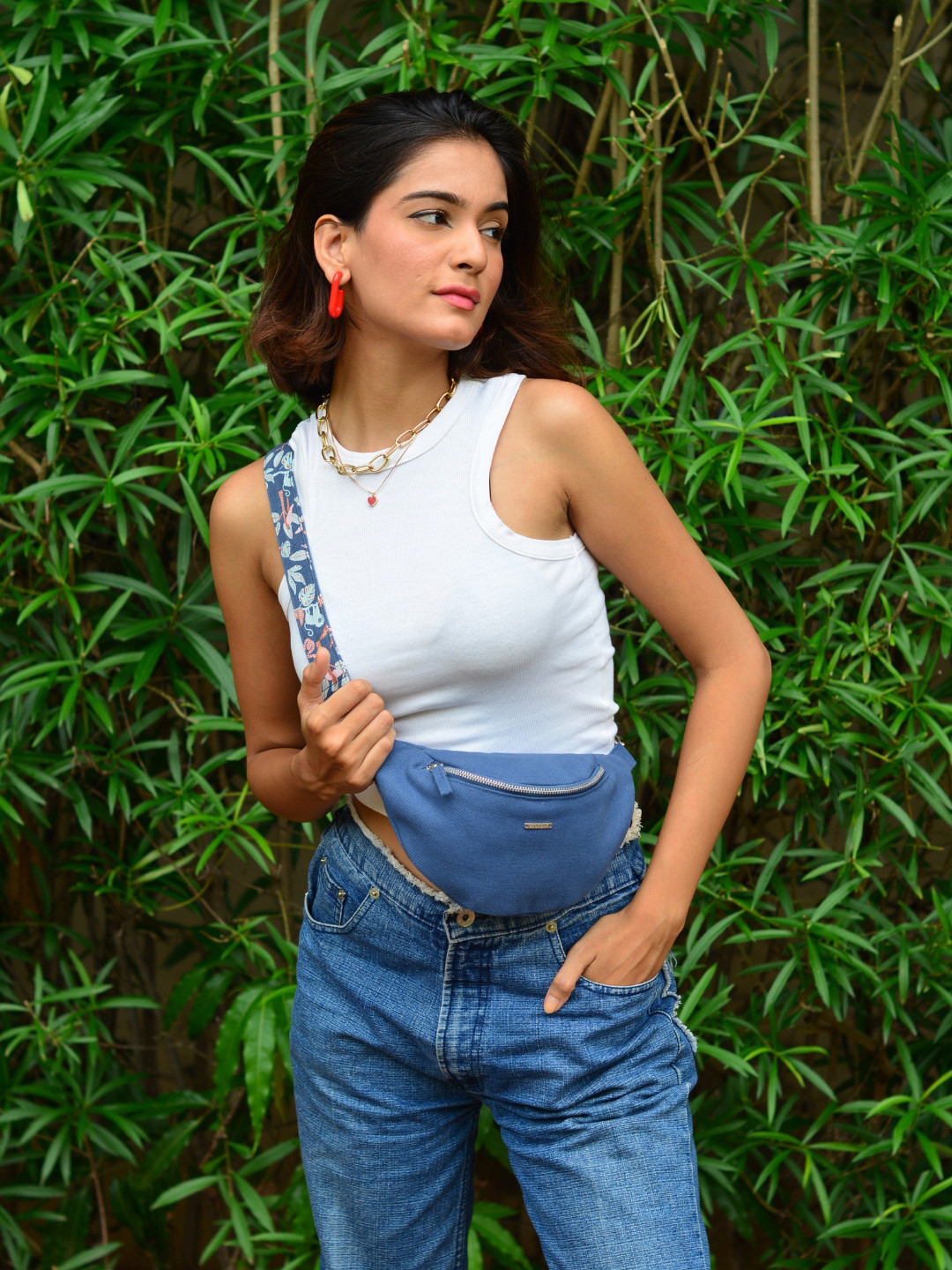 EcoRight Organic Cotton Waterproof Soft-Case Waist Pouch