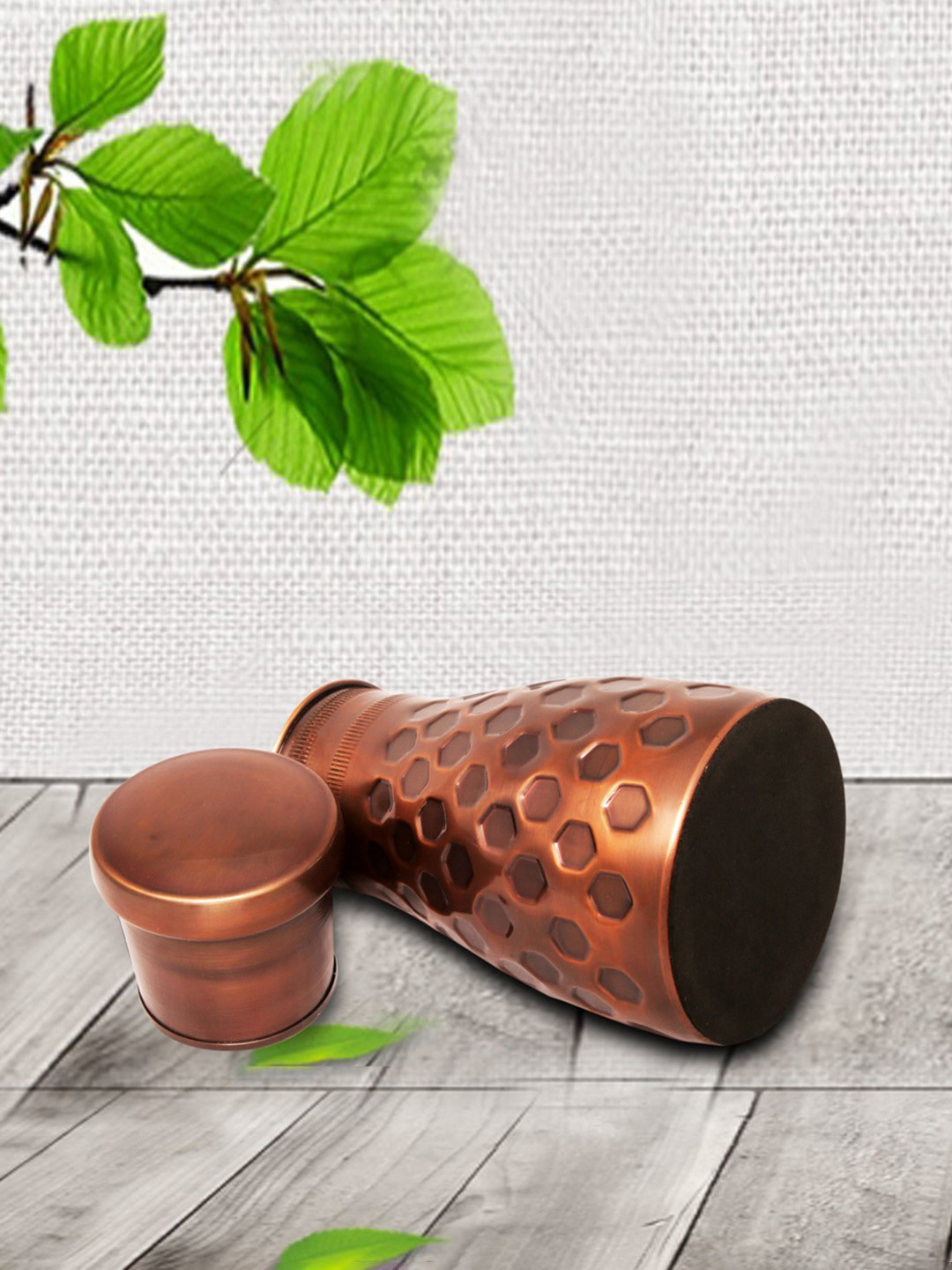 Tambra Solid Copper Spill Proof Water Bottle - 1.2L