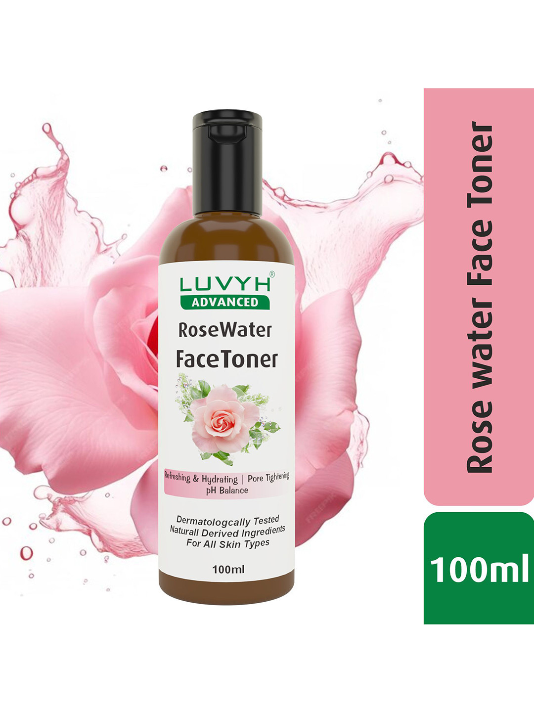 LUVYH Rose Water Face Toner-100ml