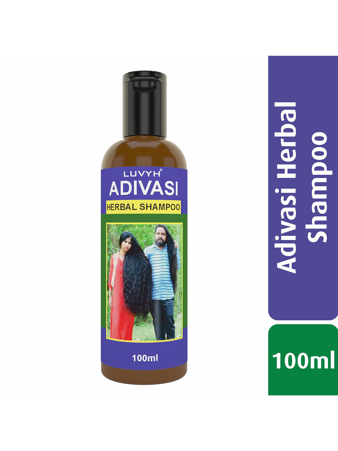 LUVYH Adivasi Herbal Shampoo - 100ml