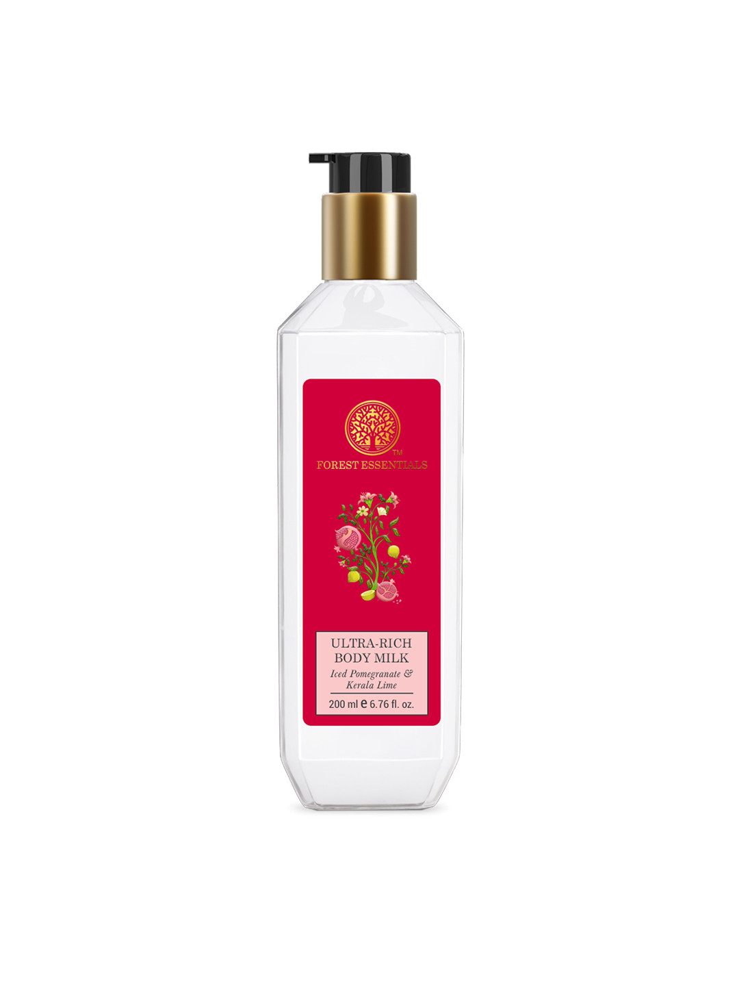 Forest Essentials Ultra Rich Body Milk Lotion With Pomegranate & Kerala Lime - 200ml