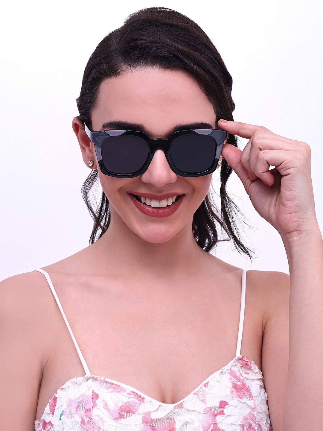 HAMILTANO WINSTON Women Square Sunglasses with UV Protected Lens