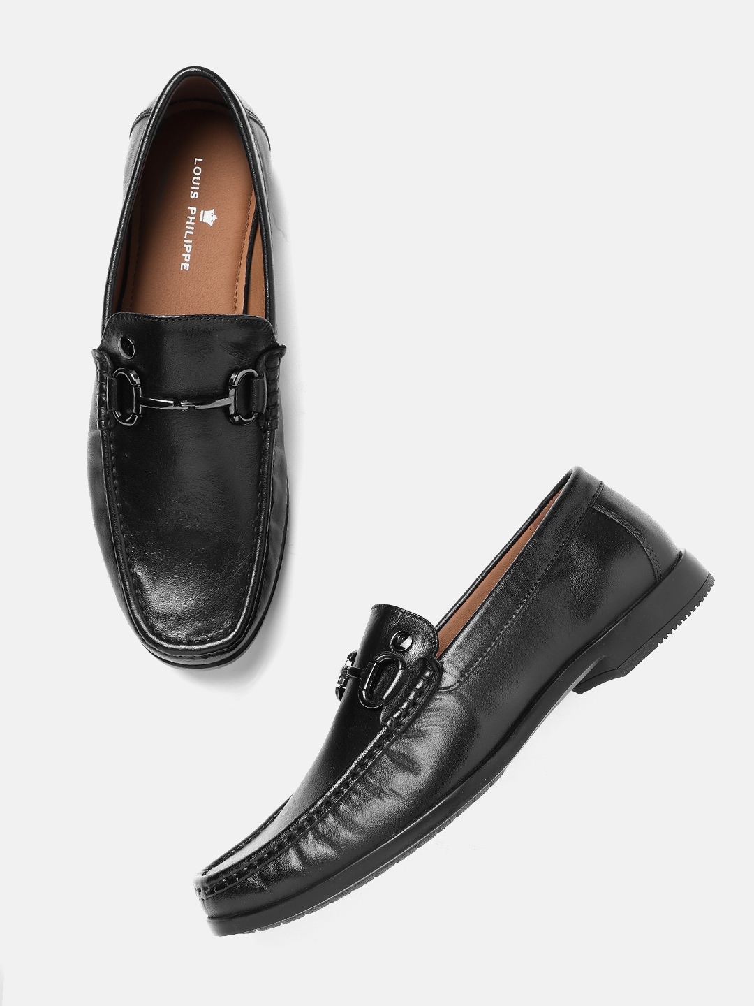 Buy Louis Philippe Men Semi Formal Leather Horsebit Loafers Formal Shoes for Men 30757622 Myntra