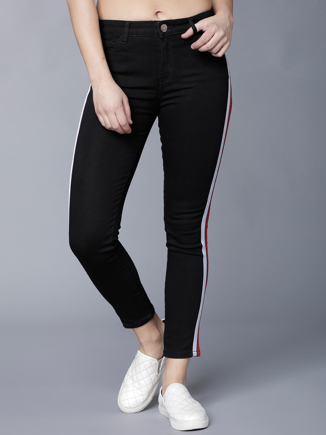 Tokyo Talkies Women Super Skinny Fit Stretchable Mid rise Jeans